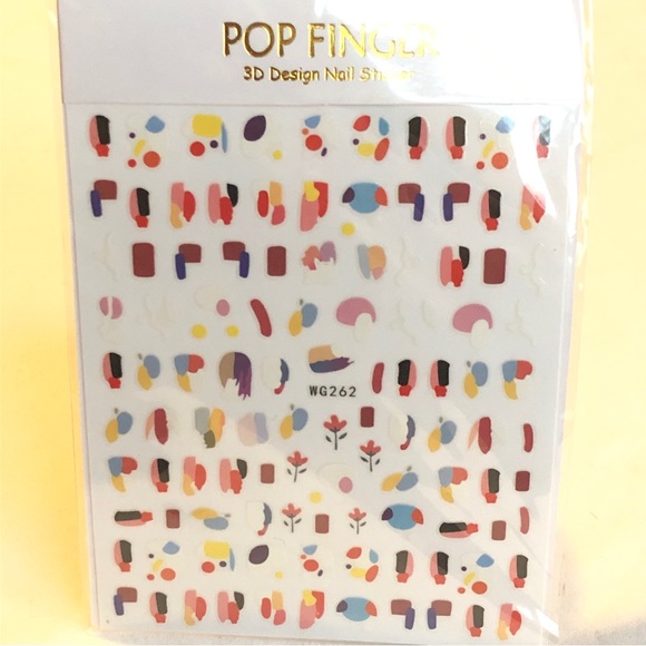 Pop Finger Nail Art - 3 Sheets - Picture 7 of 9
